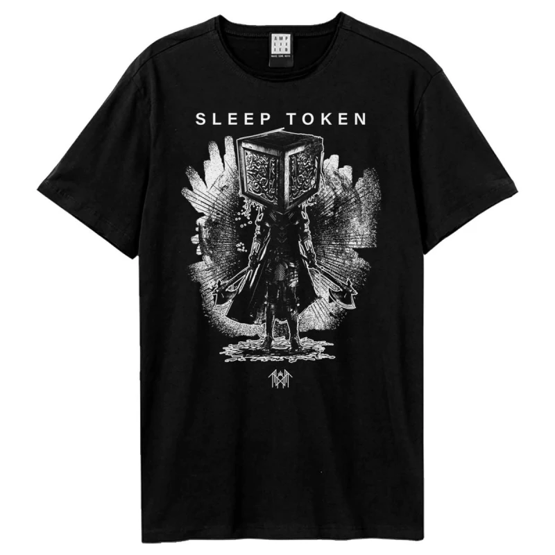 Image of Amplified Amplified Men Axe Samarui Sleep Token T-Shirt in Black Size: X-Small Black XS Male 5063806694960