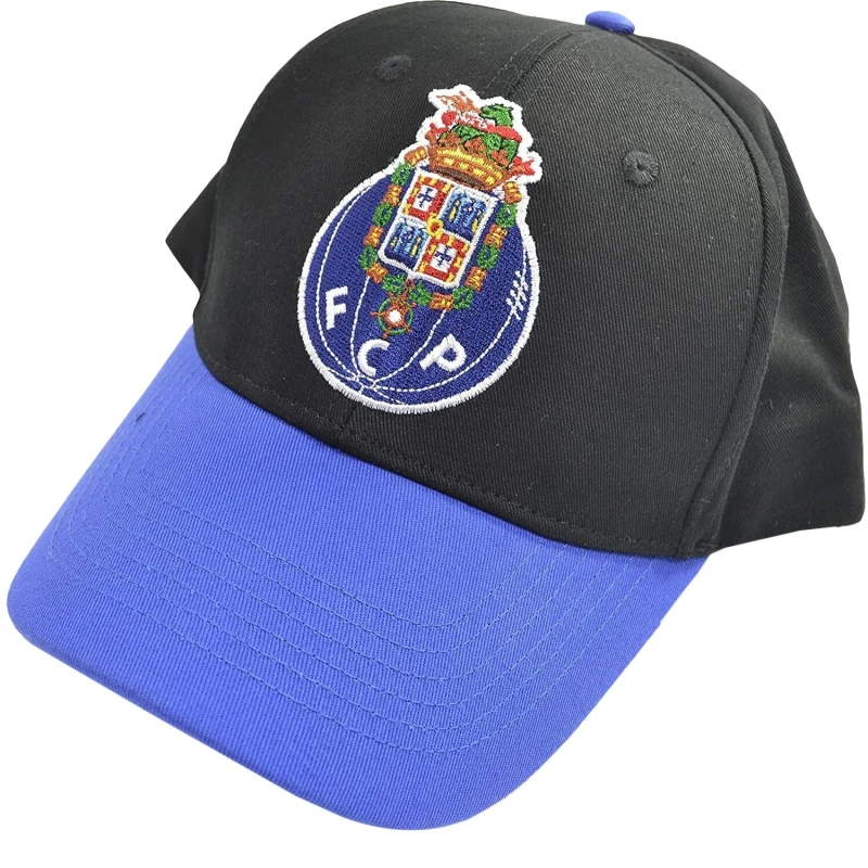 Image of FC Porto Mens Crest Baseball Cap in Black Male One Size