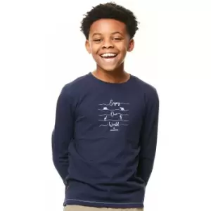 Image of Craghoppers Boys NosiLife Jago Wicking Long Sleeved T Shirt 9-10 Years- Chest 27.25-28.75', (69-73cm)