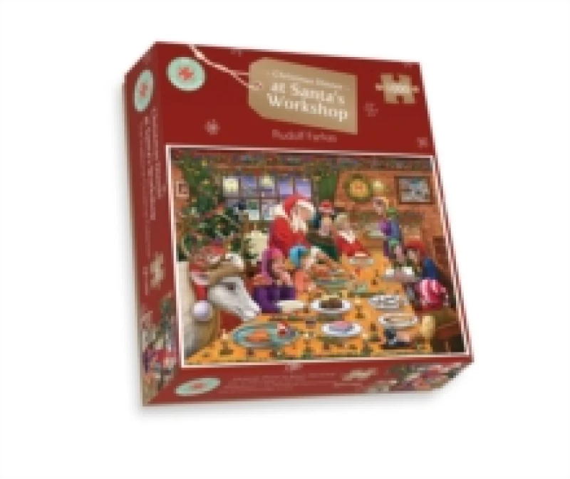 Image of Christmas Dinner at Santa's Workshop 1000 Piece Puzzle General merchandise