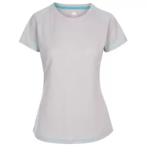 Image of Trespass Womens/Ladies Viktoria Active T-Shirt (S) (Platinum)