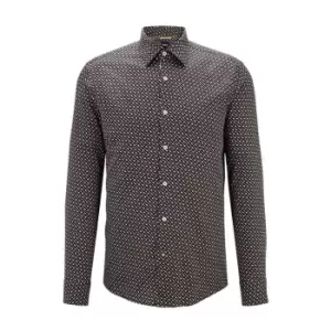 Image of Boss Kent AOP Shirt - Beige