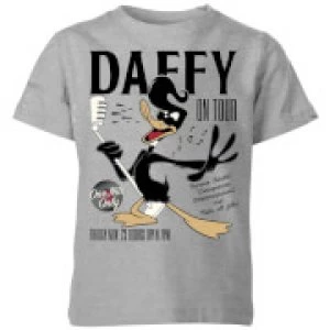 Image of Looney Tunes Daffy Concert Kids T-Shirt - Grey - 3-4 Years
