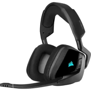 Image of Corsair VOID ELITE RGB Wireless Gaming Headset Carbon - CA-9011201-EU/RF - REFURBISHED