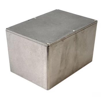 Image of Hammond 1550F IP54 Diecast Aluminium Enclosure Natural (171 x 121 ...