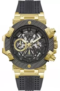 Image of Gents Guess Carbon Watch GW0486G2