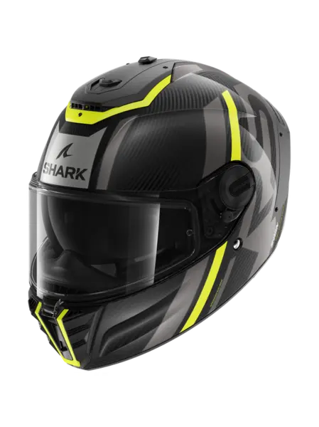 Image of Shark Spartan RS Carbon Shawn Carbon Yellow Anthracite DYA Full Face Helmet L