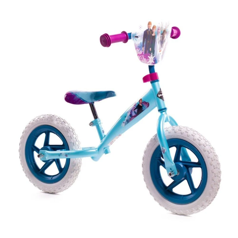 Image of Huffy Disney Frozen 12-inch Children's Balance Bike, Blue 27611W