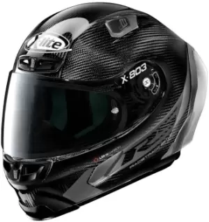 Image of X-Lite X-803 RS Ultra Carbon Hot Lap Helmet, Black Size M black, Size M