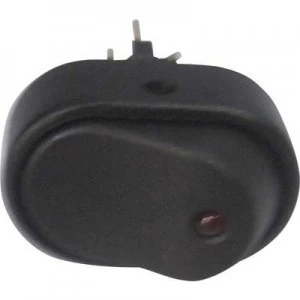 Image of SCI Car toggle switch R13 133L SQ RED 12 Vdc 30 A 1 x OffOn latch
