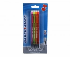 Image of Paper Mate Mechanical Pencils 0.7mm Pack of 4 Assorted