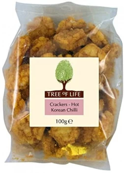 Image of Tree of Life Crackers - Hot Korean Chilli - 100g x 6