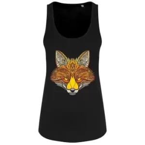 Image of Unorthodox Collective Womens/Ladies Vulpe Floaty Tank (Small (UK 8-10)) (Black)