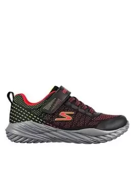Image of Skechers Nitro Sprint Trainer, Black, Size 1.5 Older