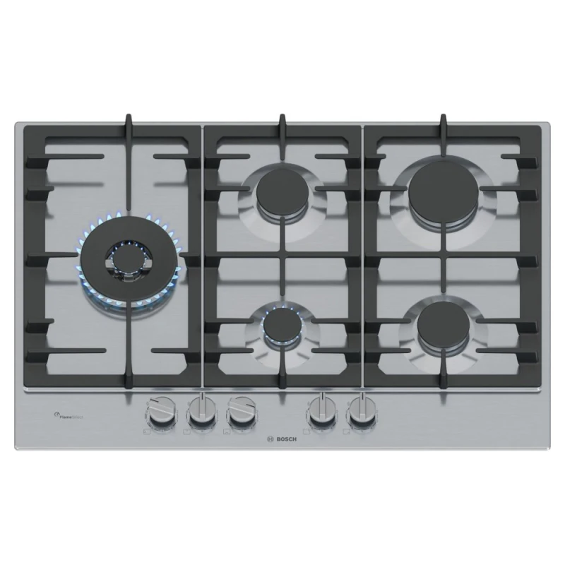 Image of Bosch Series 6 PCS7A5I90 75cm Gas Hob - Stainless Steel