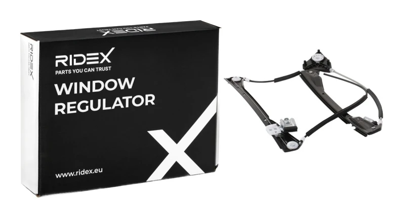 Image of RIDEX 1561W0175 Window regulator Right Front, Operating Mode: Electric, without electric motor Window Winder (1561)