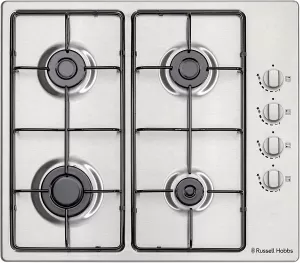 Image of Russell Hobbs RH60GH401SS 4 Burner Gas Hob