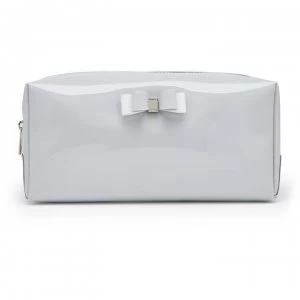 Image of Ted Baker Fibee Bow Detail Wash Bag - grey