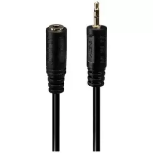 Image of LINDY 35698 35698 Jack Audio/phono Adapter [1x Jack plug 2.5mm - 1x Jack socket 3.5 mm] Black