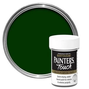 Image of Rust-Oleum Painter's touch Dark green Gloss Multi-surface Paint 20ml