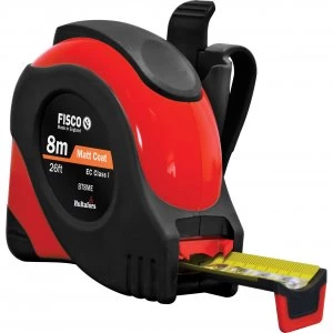 Image of Fisco Big T Tape Measure Imperial & Metric 26ft / 8m 25mm