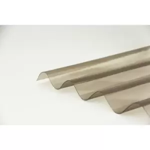 Image of PVC Corrugated Sheet Bronze 2m x 950mm x 0.8mm