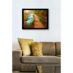Image of SC1078 Multicolor Decorative Framed MDF Painting