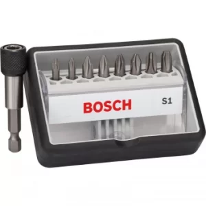 Image of Bosch 9 Piece S Extra Hard Screwdriver Bit Set