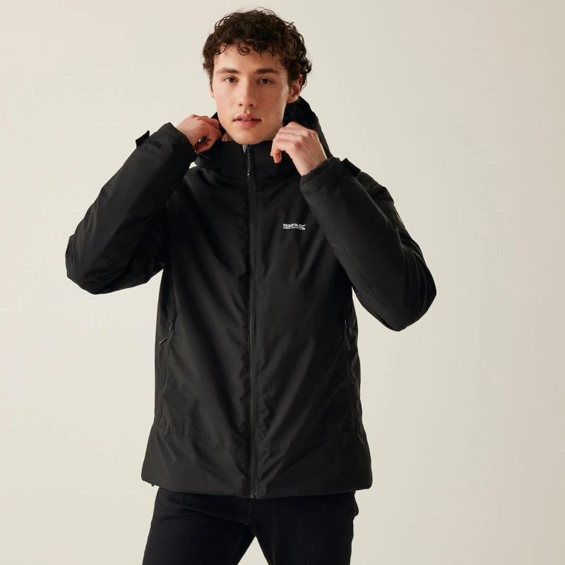 Image of Regatta Frelton Waterproof Jacket Black male S