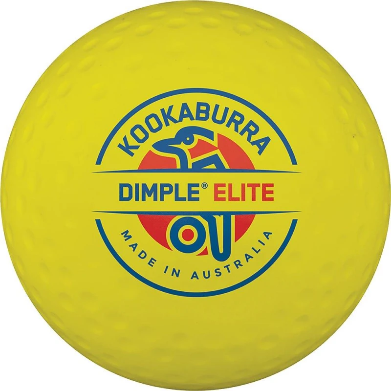 Image of Kookaburra Sport Kookaburra Dimple Elite Hockey Ball Yellow unisex One Size
