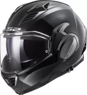 Image of LS2 FF900 Valiant II Solid Helmet, black, Size S, black, Size S
