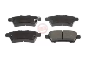 Image of MASTER-SPORT Brake pad set Premium Rear Axle 13046057842N-SET-MS Brake pads,Brake pad set, disc brake NISSAN,Pathfinder III (R51)