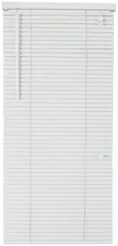 Image of Relay White 25mm Wood Blind 120 x 160cm