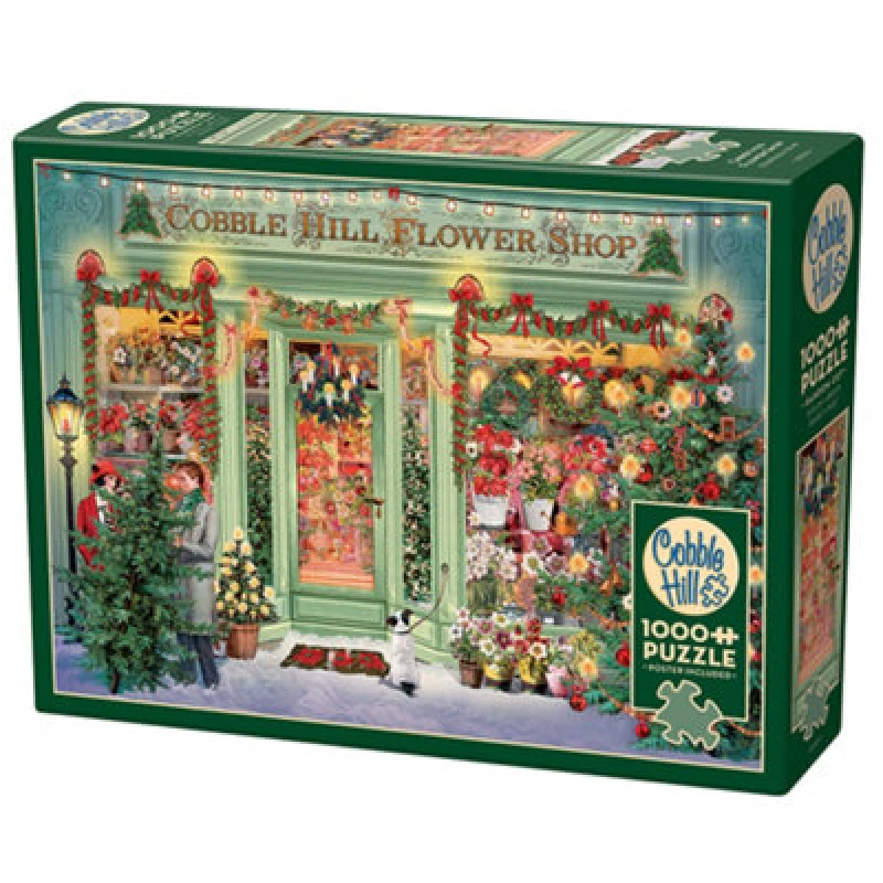 Image of Cobble Hill Christmas Flower Shop 1000 Piece Jigsaw