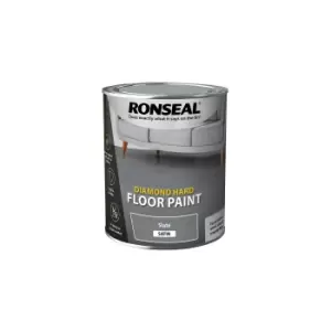 Image of Ronseal Diamond Hard Slate - Floor Paint - 750ml