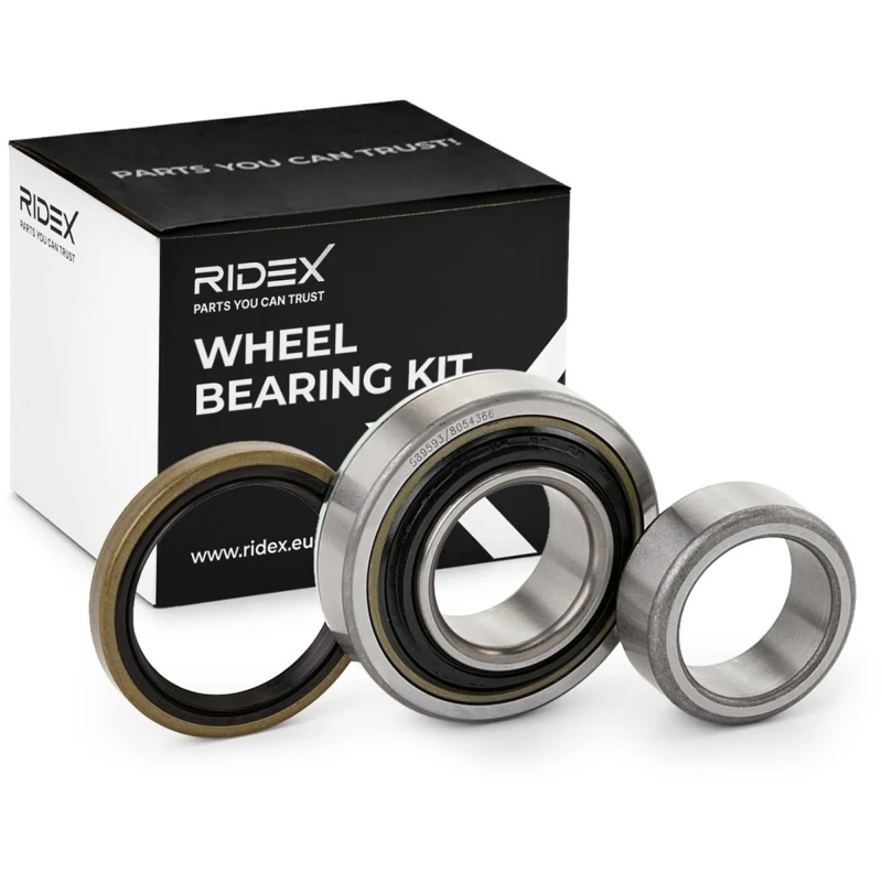 Image of RIDEX 654W0440 Wheel bearing kit Rear Axle both sides Wheel Bearing Kit (654)