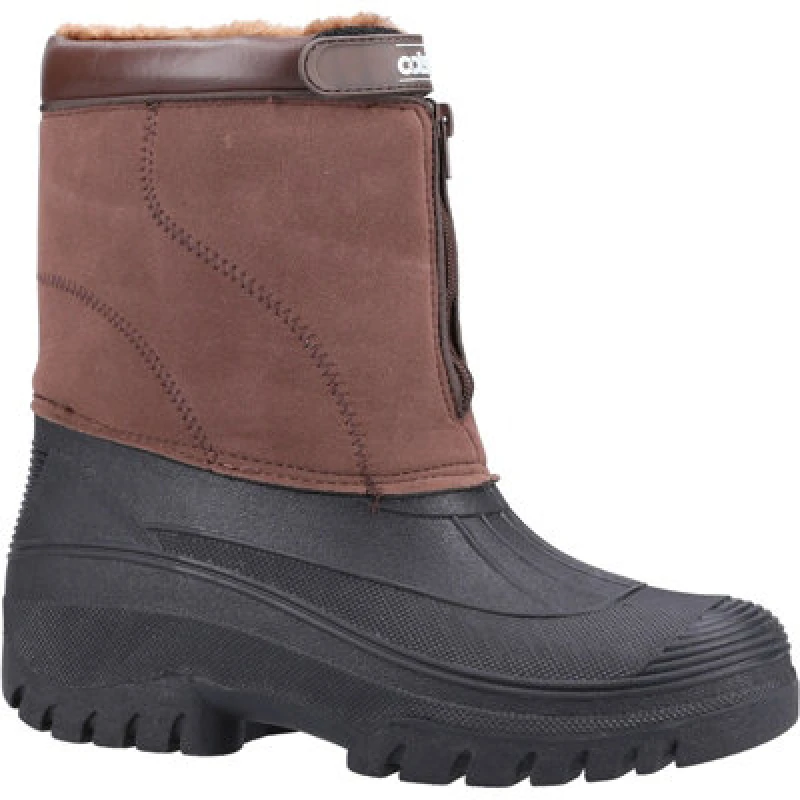 Image of Cotswold Womens Venture Waterproof Fleece Lined Winter Boots UK Size 5 (EU 38) BROWN COT586-BROWN-5