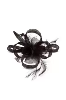 Image of Black Small Fascinator