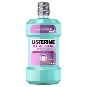 Image of Listerine Total Care Sensitive Clean Mint Mouthwash 500ml