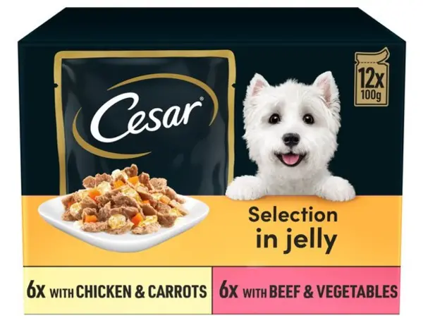 Image of Cesar Mixed Selection in Jelly Dog Food 12 x 100g