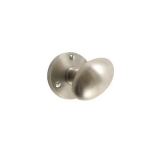 Image of Satin Nickel effect Internal Round Latch Door knob Set
