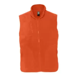 Image of SOLS Norway Unisex Anti-Pill Fleece Bodywarmer / Gilet (S) (Orange)