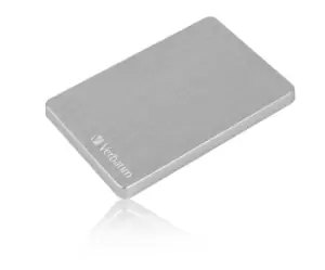 Image of Verbatim Store 'n' Go ALU Slim Portable Hard Drive 2TB Silver