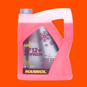 Image of MANNOL Antifreeze MN4012-5 VW,AUDI,MERCEDES-BENZ,Golf IV Schragheck (1J1),Golf V Schragheck (1K1),POLO (9N_),TOURAN (1T1, 1T2),Passat Variant (3C5)
