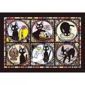 Image of Kiki's Delivery Service Art Crystal Jigsaw Puzzle Jiji's Street