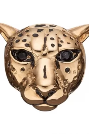 Image of Ladies Christina Gold Plated Sterling Silver Leopard Bead Charm 623-G52