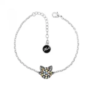 Image of Karl Lagerfeld Crystal Choupette Bracelet