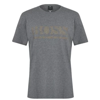 Image of Hugo Boss Athleisure Pixel 1 T-Shirt Medium Grey Size 2XL Men