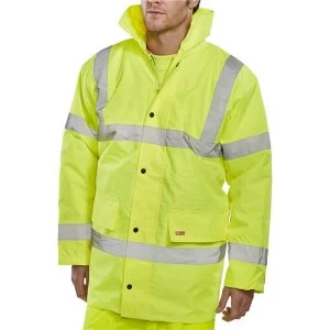 Image of BSeen High Visibility Constructor Jacket 5XL Saturn Yellow Ref