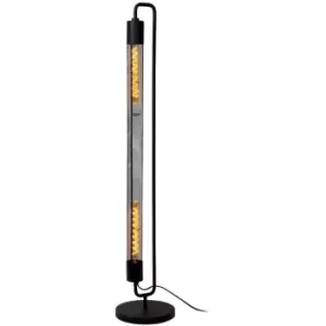 Image of Lucide CALIXT - Floor Lamp - 2xE27 - Black